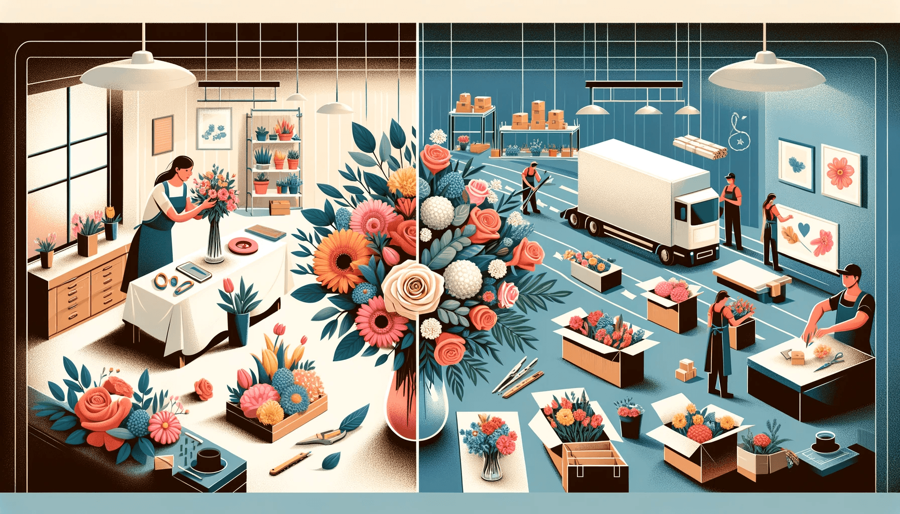 Hand-Delivered vs. Shipped Flowers: Choosing the Best Delivery Option